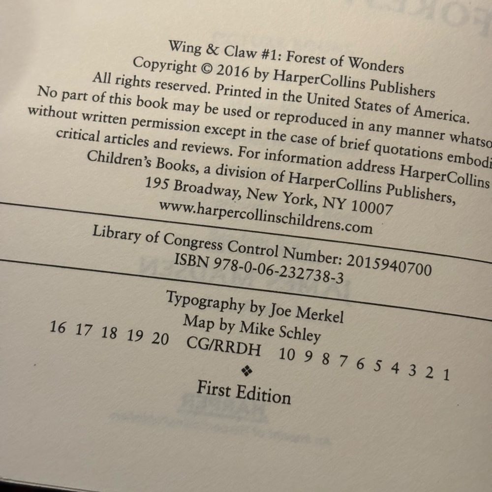 Wing & Claw trilogy Forest of Wonders Book - Picture 4 of 4